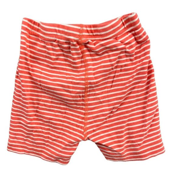 Hannah Andersson Moon and Back Pajama Set Unisex Kids Orange White Stripe Sz 6-7 - Picture 4 of 7